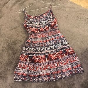 Red white and blue Spaghetti strap sundress